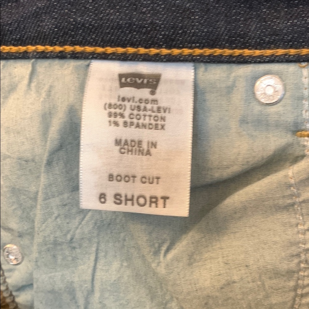 Levi's 515 Bootcut Women's Jeans Size 6 Short - MID-Rise - Picture 11 of 14